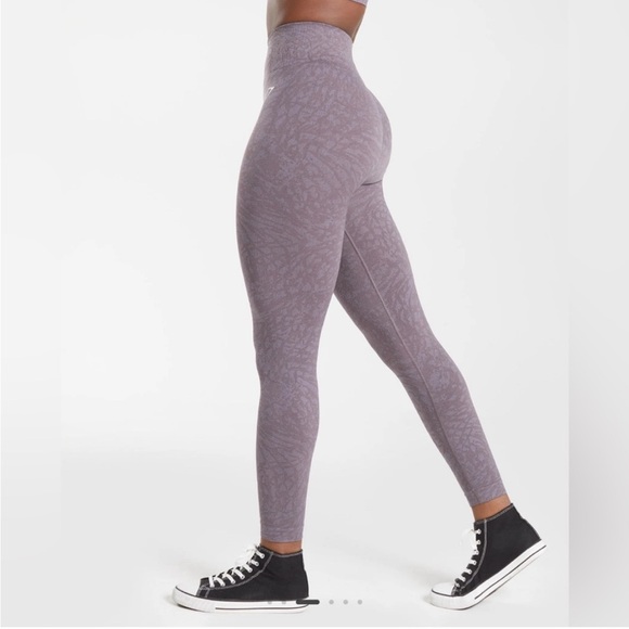 Gymshark Adapt Animal Seamless Leggings - Wild | Musk Lilac size L - Picture 3 of 7
